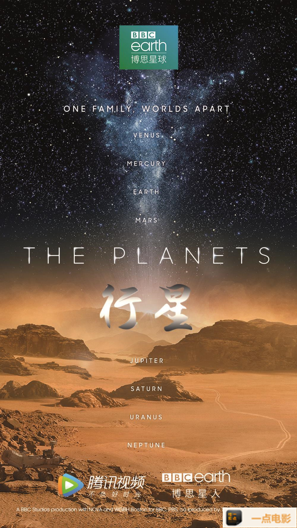 电影【行星 The Planets 2019BBC记录全05集英语中字MKV1080P】海报