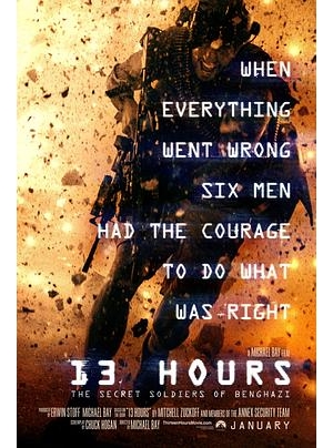 13小时：班加西无名英雄(港) / 13小时：班加西的秘密士兵(台) / 13小时 / 13 Hours海报