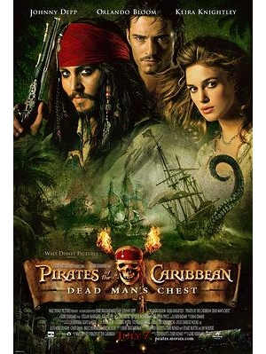 加勒比海盜：决战魔盜王(港) / 加勒比海盗：神鬼奇航2(台) / 加勒比海盗2：聚魂棺 / 加勒比海盗2：亡灵宝藏 / Pirates 2海报