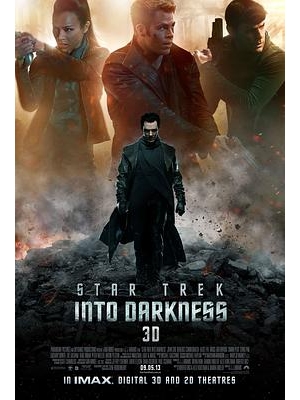 星际迷航12：驶入黑暗 / 星际旅行12：进入黑暗 / 星空奇遇记12：黑域时空(港) / 星际争霸战12：暗黑无界(台) / 星舰奇航记12 / 星舰迷航记12 / Star Trek: Into Darkness / Star Trek XII / Star Trek 12海报