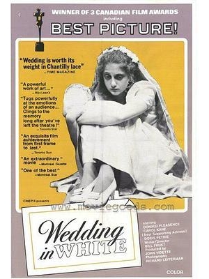 白色婚礼海报